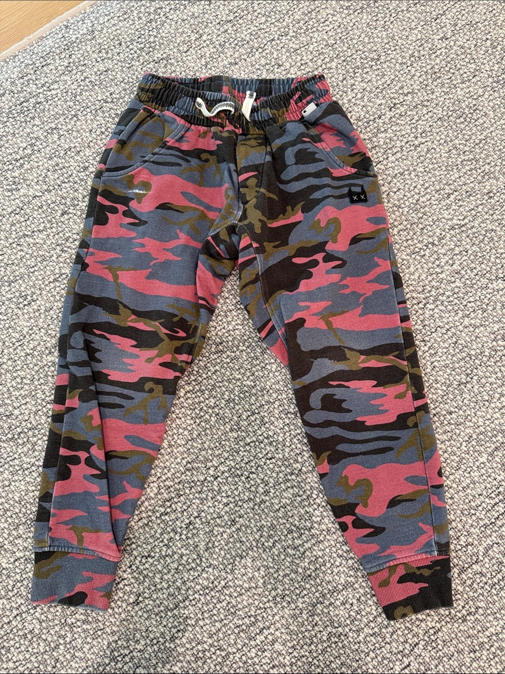 Munster Pink Olive & Blue Camo Joggers